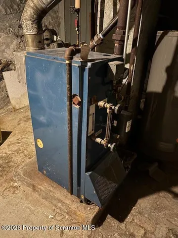 a close view of water heater