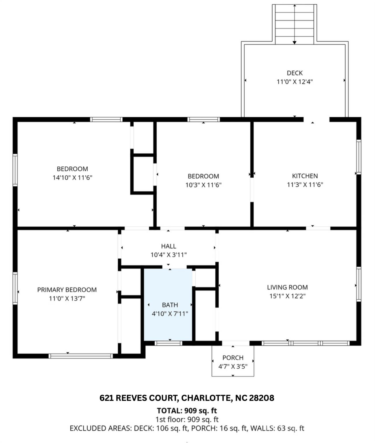 621 Reeves Court Charlotte, NC 28208 - Photo 11 of 11