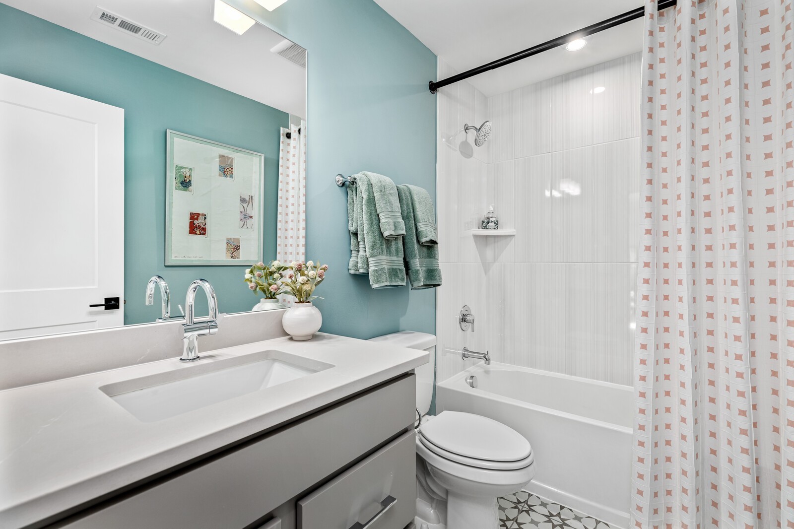 4740 Ash Hill Road Spring Hill, TN 37174 - Photo 49 of 82 a bathroom with a granite countertop sink toilet and shower
