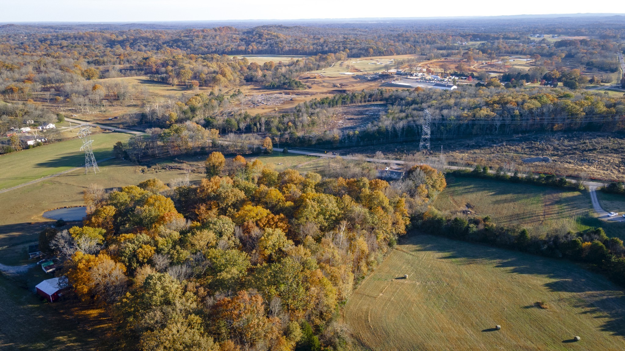 4740 Ash Hill Road Spring Hill, TN 37174 - Photo 77 of 82 an aerial view of residential houses with outdoor space and lake view