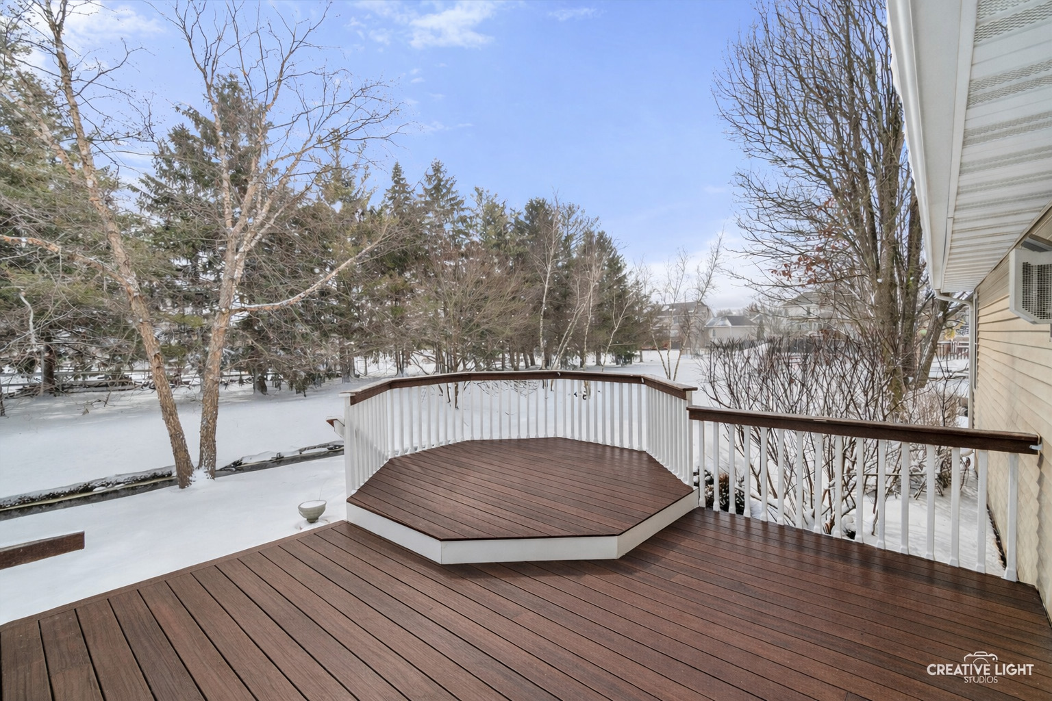 3160 Covered Bridge Lane DeKalb, IL 60115 - Photo 24 of 28 a view of terrace with wooden floor and fence