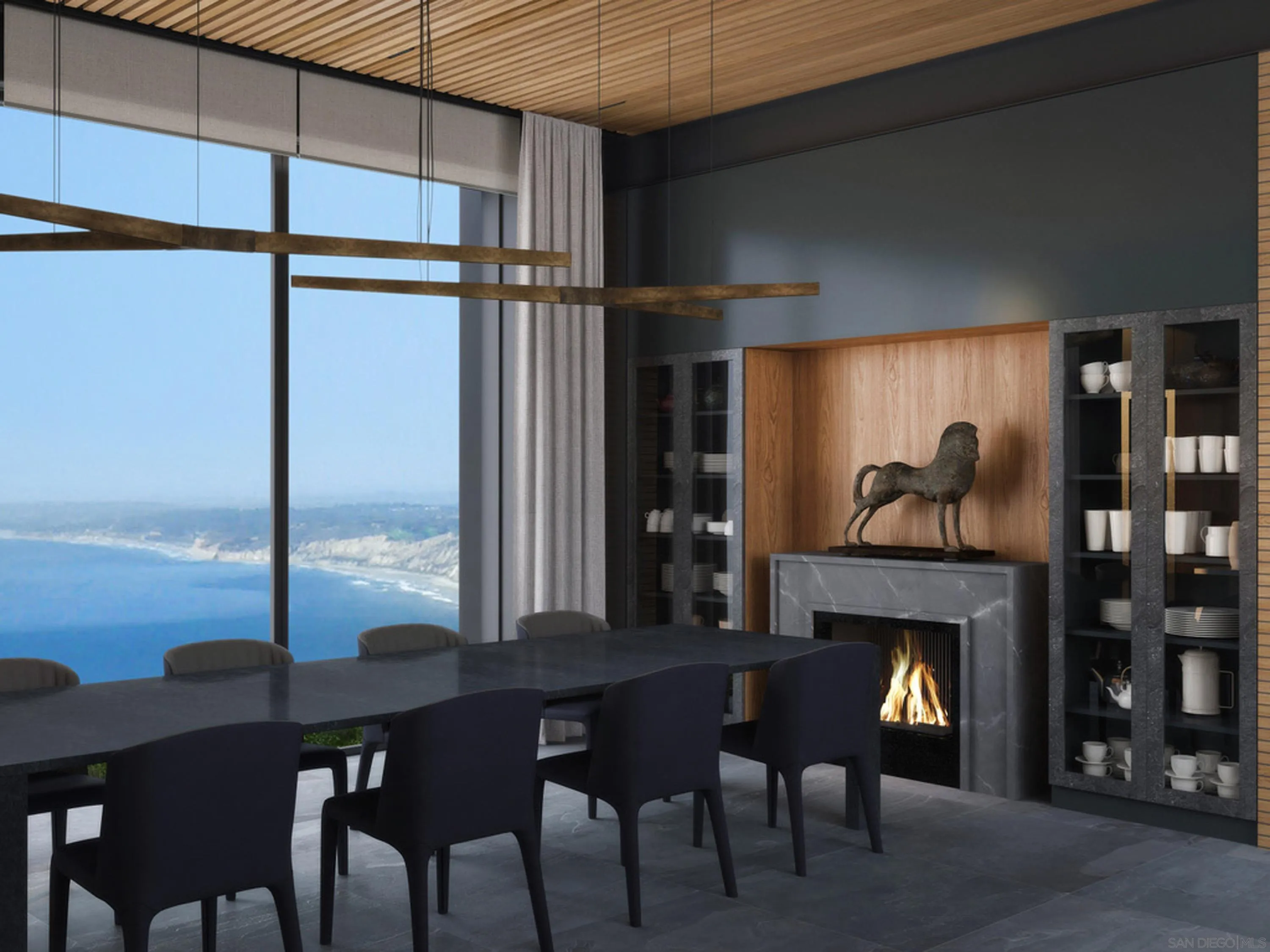 7362 Brodiaea Way La Jolla, CA 92037 - Photo 13 of 32 a dining room with furniture and window