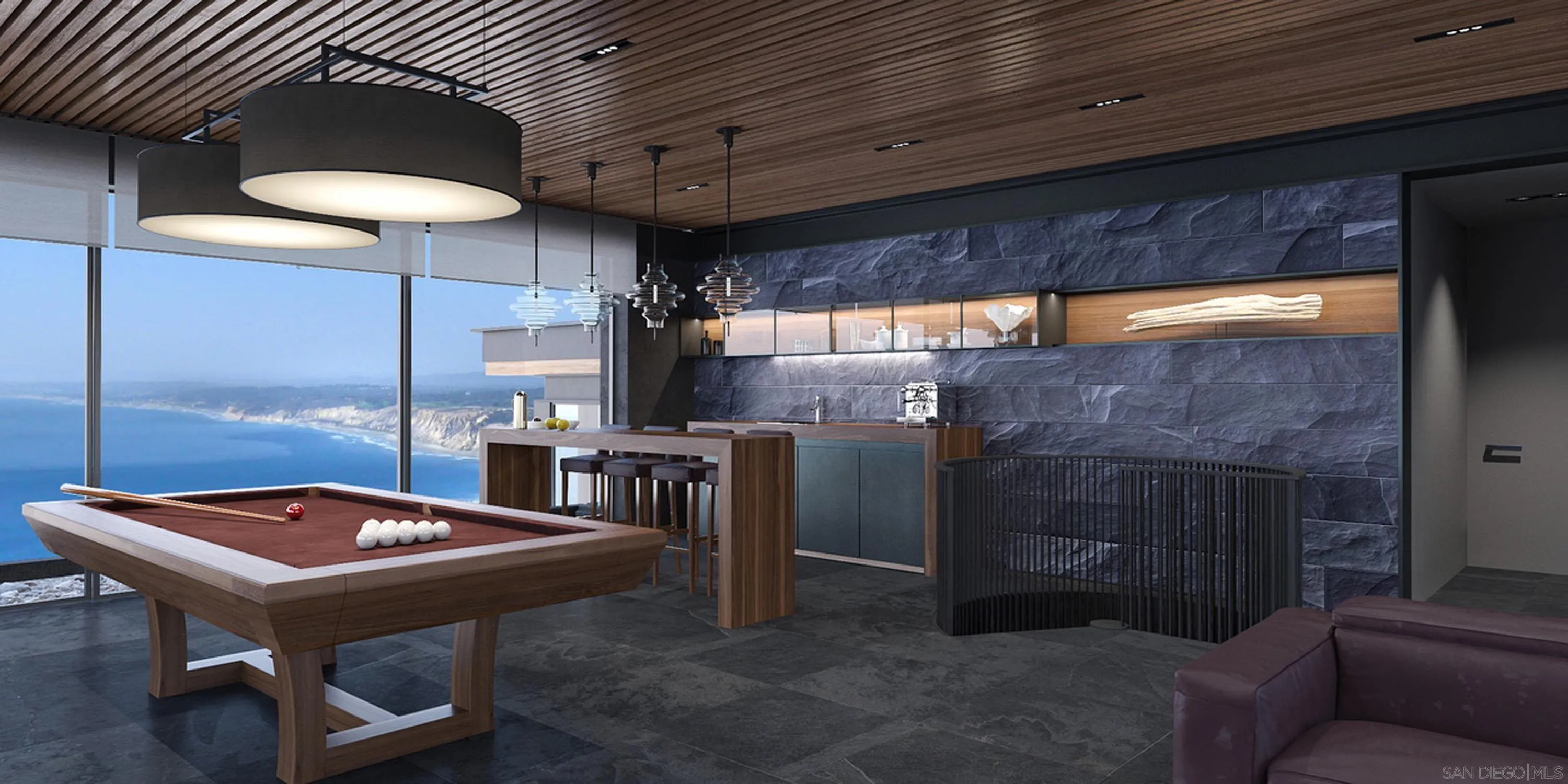 7362 Brodiaea Way La Jolla, CA 92037 - Photo 17 of 32 a kitchen with a table and chairs