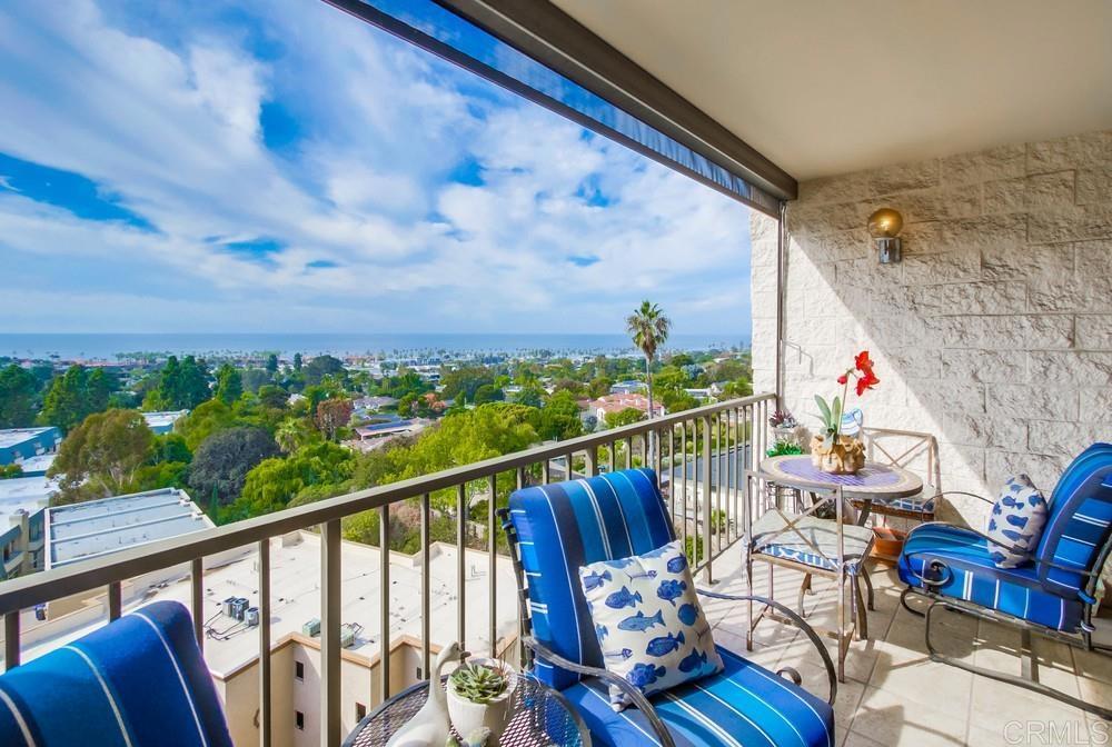 2500 Torrey Pines Road, Unit 802 La Jolla, CA 92037 - Photo 6 of 40 a view of city from balcony with furniture