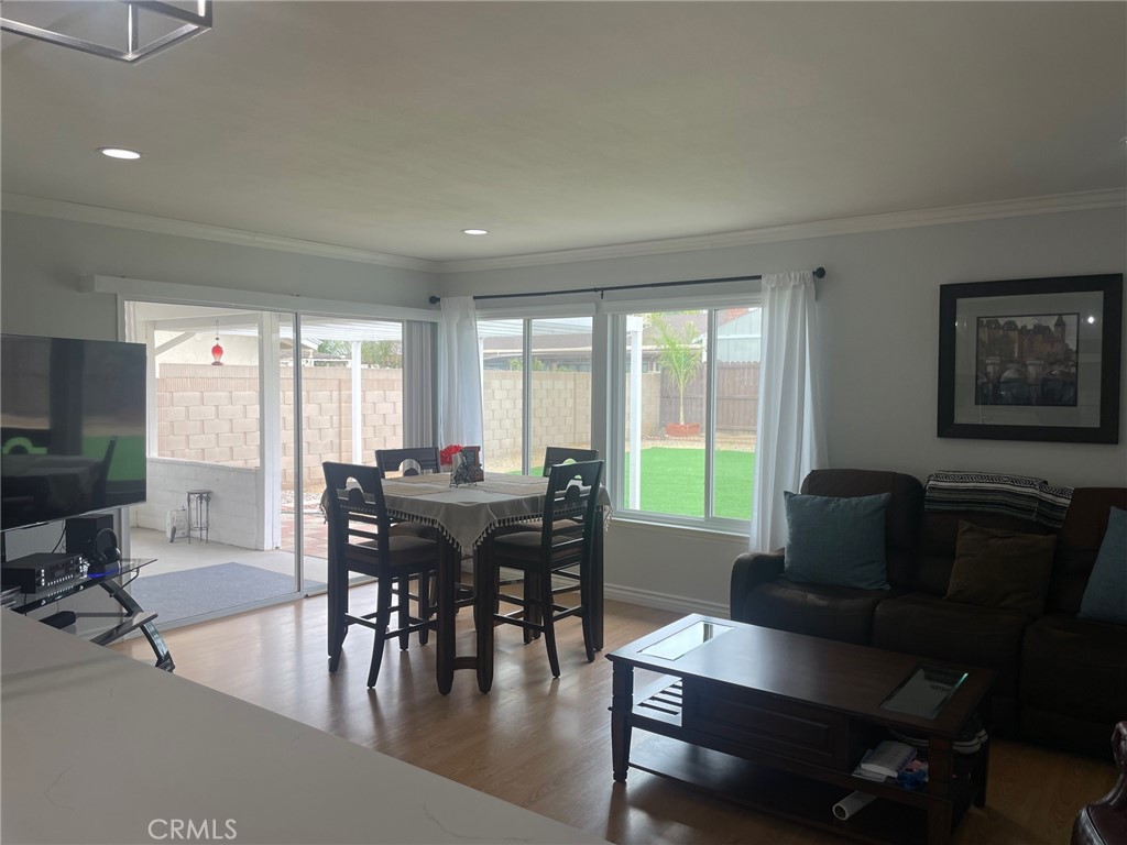 26592 Farrell Street Menifee, CA 92586 - Photo 18 of 31 a view of a dining room with furniture window and outside view