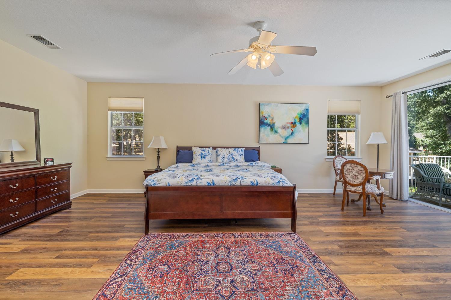 34811 Wintergreen Loop North Fork, CA 93643 - Photo 12 of 76 a bedroom with a bed and a dresser in it