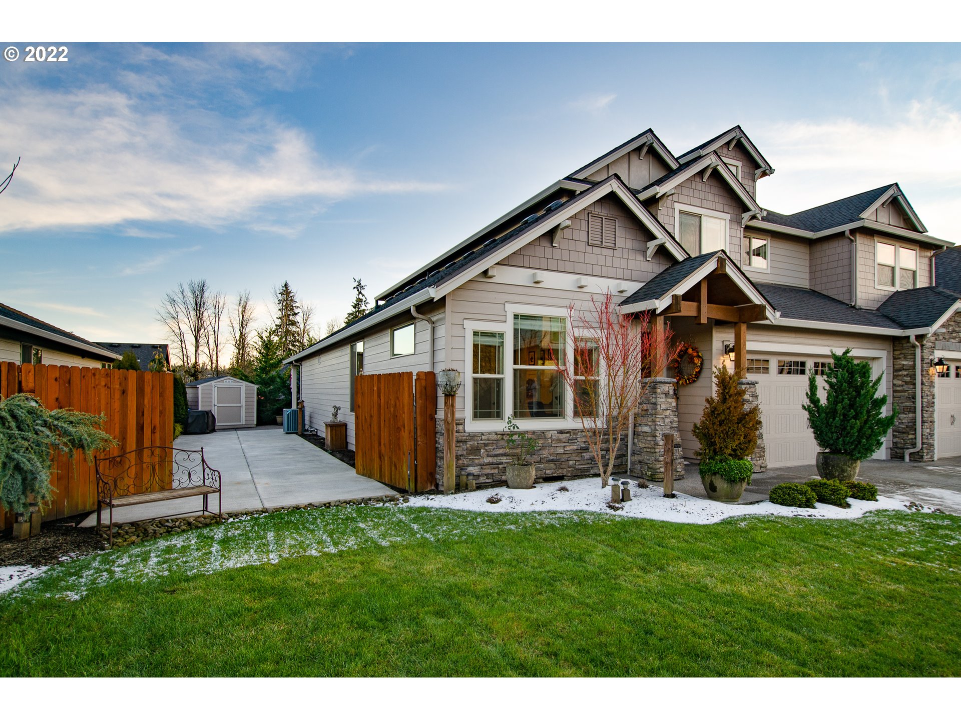 2507 Northeast 176th Street Ridgefield, WA 98642 - Photo 32 of 32 a front view of house with yard and green space