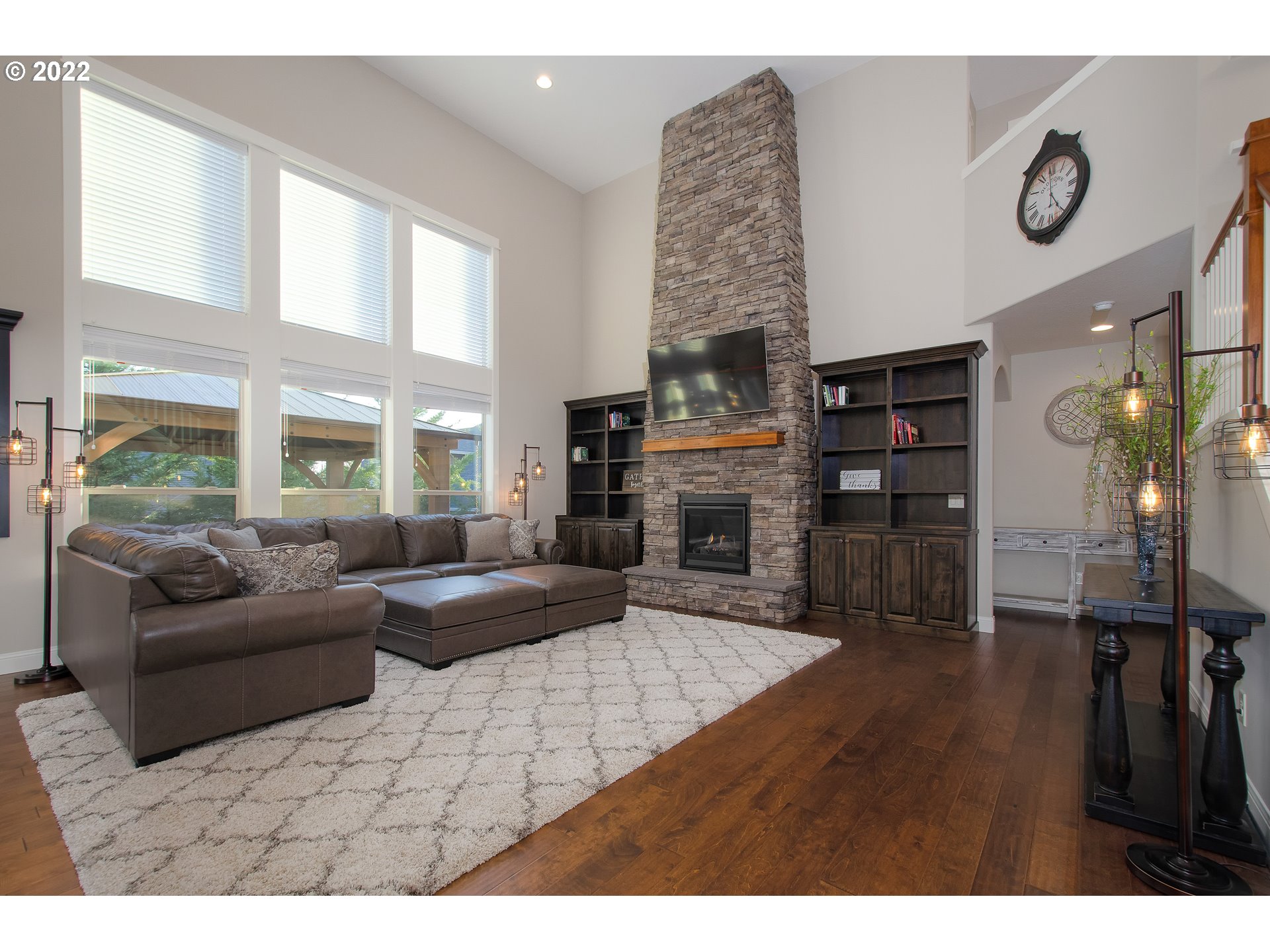 2507 Northeast 176th Street Ridgefield, WA 98642 - Photo 6 of 32 a living room with furniture and a fireplace