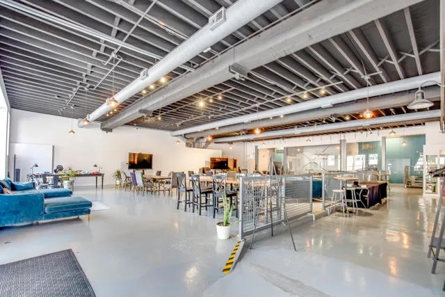 a view of outdoor space with seating area