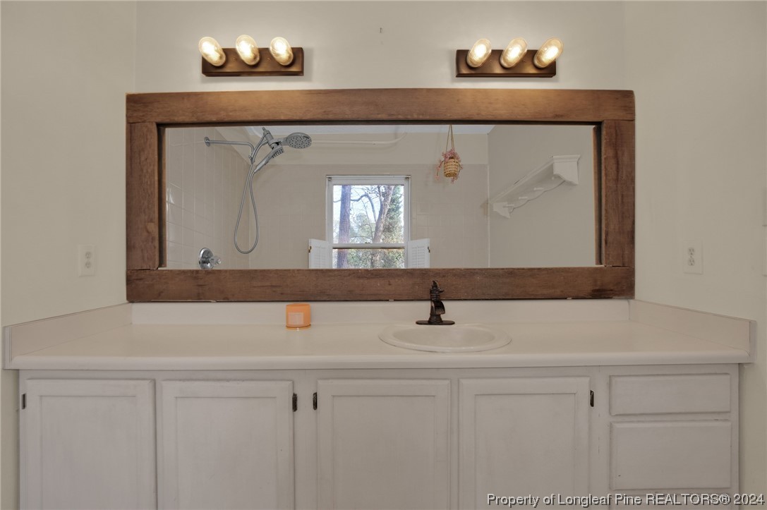 417 Farm Life School Road Carthage, NC 28327 - Photo 20 of 33 a bathroom with a sink and a mirror