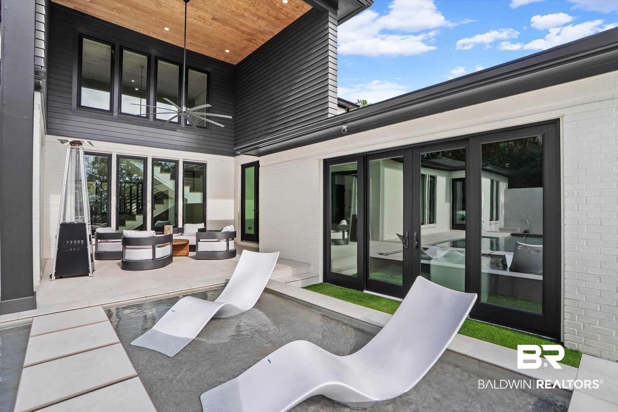 69 Jordan Lane Mobile, AL 36608 - Photo 33 of 57 View of patio / terrace with french doors and an outdoor living space