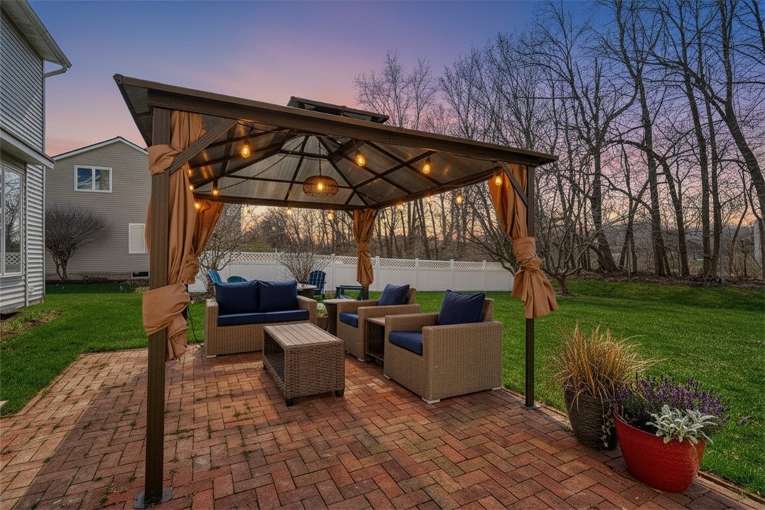 27 Edenfield Road Penfield, NY 14526 - Photo 35 of 48 Paver patio to enjoy the backyard views