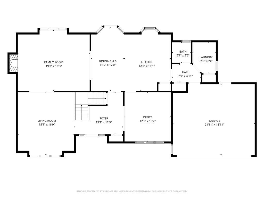 27 Edenfield Road Penfield, NY 14526 - Photo 46 of 48 First Floor floorplan and apx. measurements