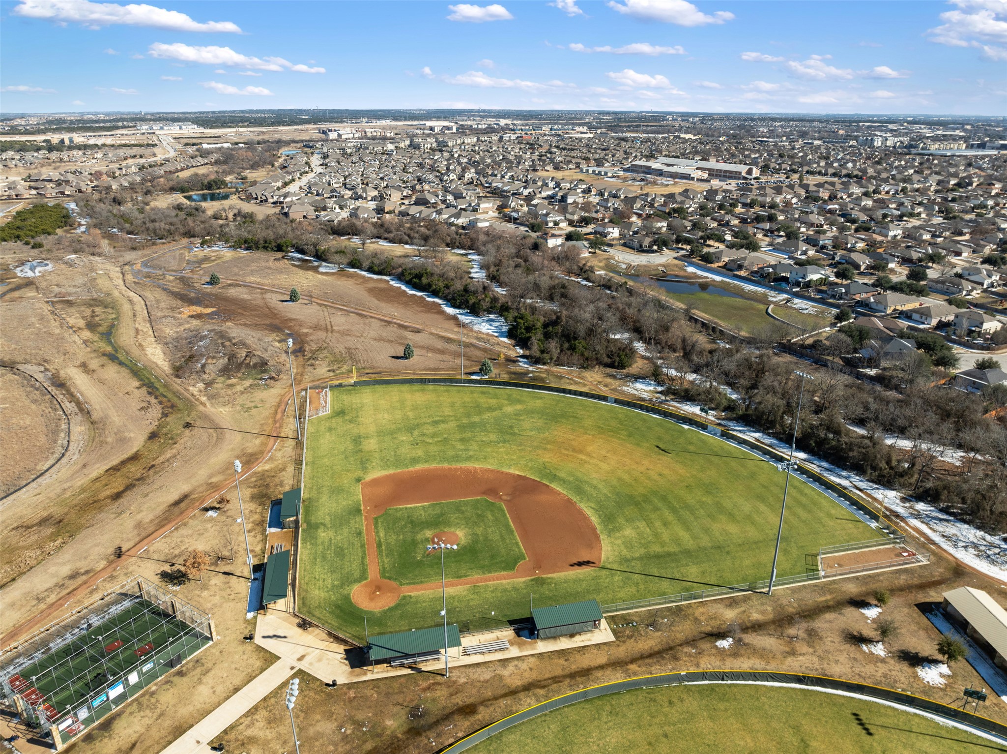 804 Estancia Way Leander, TX 78641 - Photo 36 of 40 an aerial view of residential houses with outdoor space