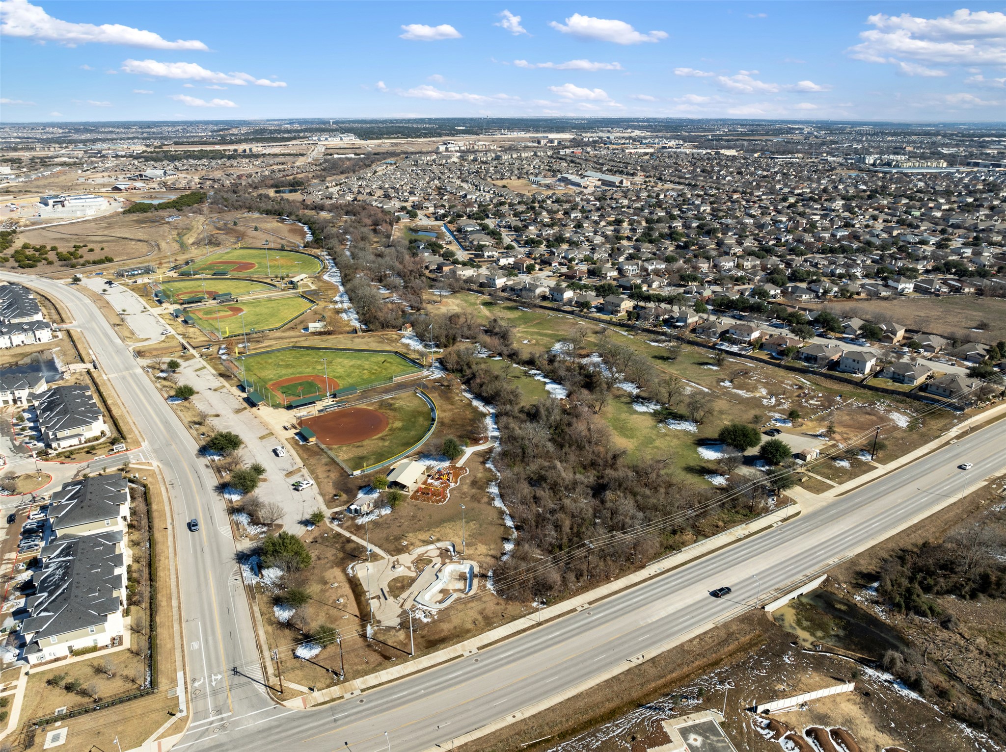 804 Estancia Way Leander, TX 78641 - Photo 37 of 40 an aerial view of a city