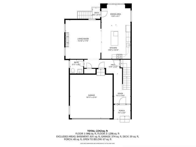 a picture of a room with a floor to a refrigerator