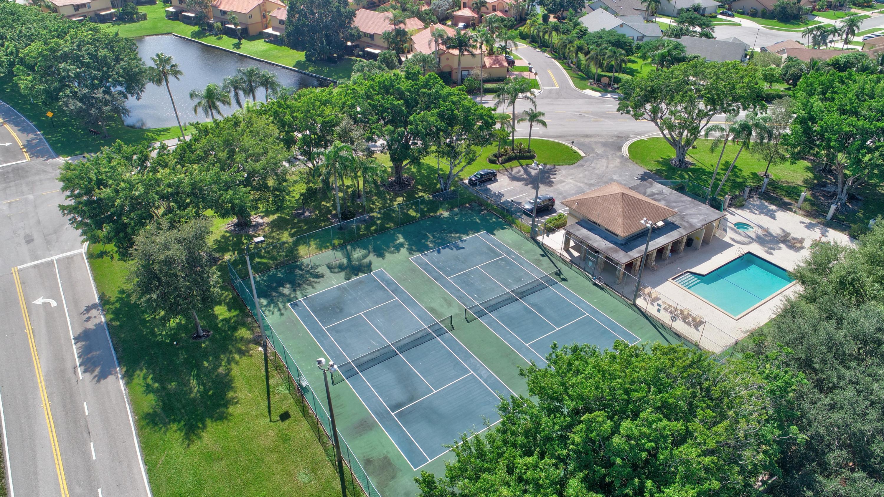 9621 Triton Court Boca Raton, FL 33434 - Photo 43 of 43 POOL & TENNIS COURTS
