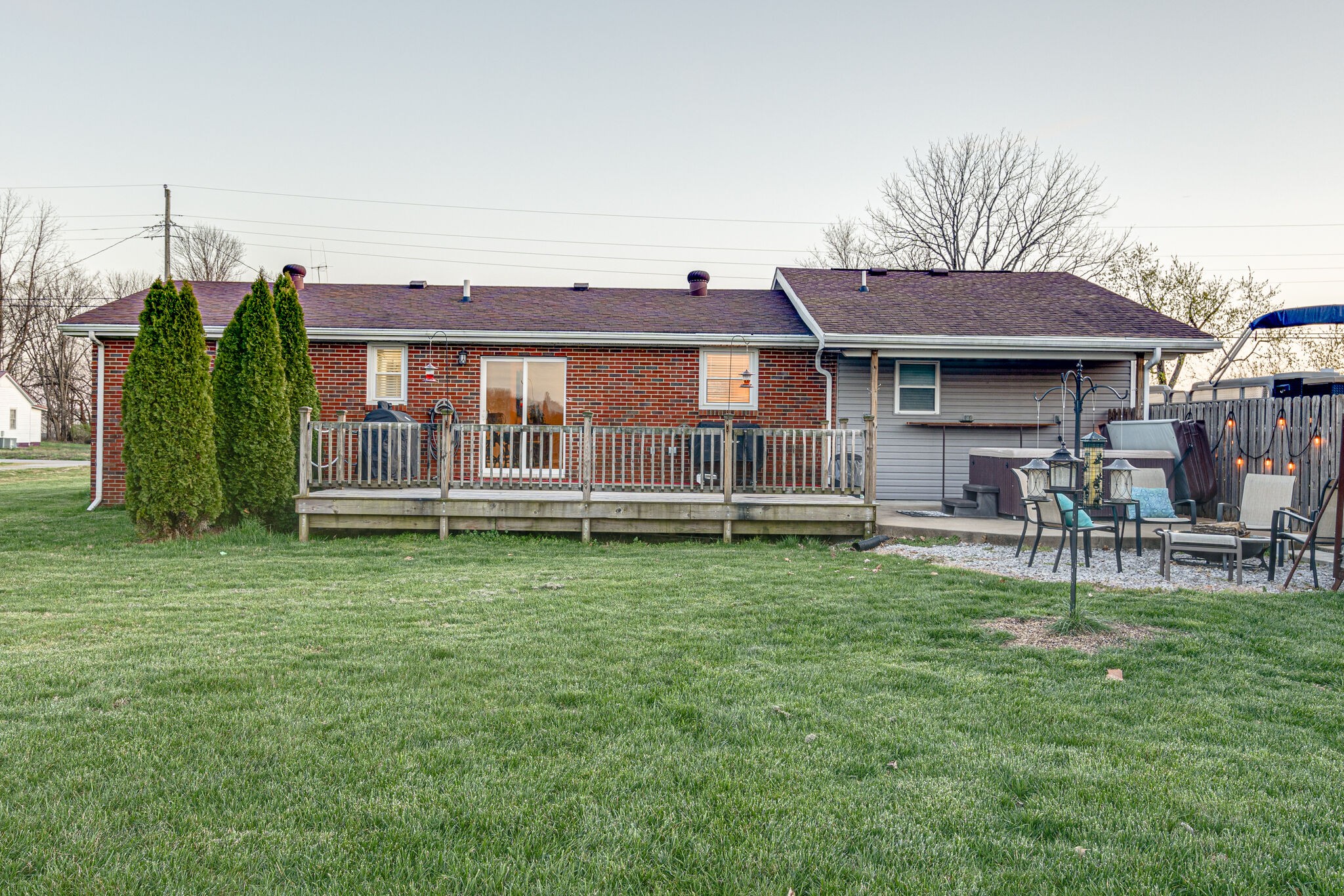 6951 Hickory Ridge Road Lebanon, TN 37090 - Photo 36 of 65 a backyard of a house with table and chairs