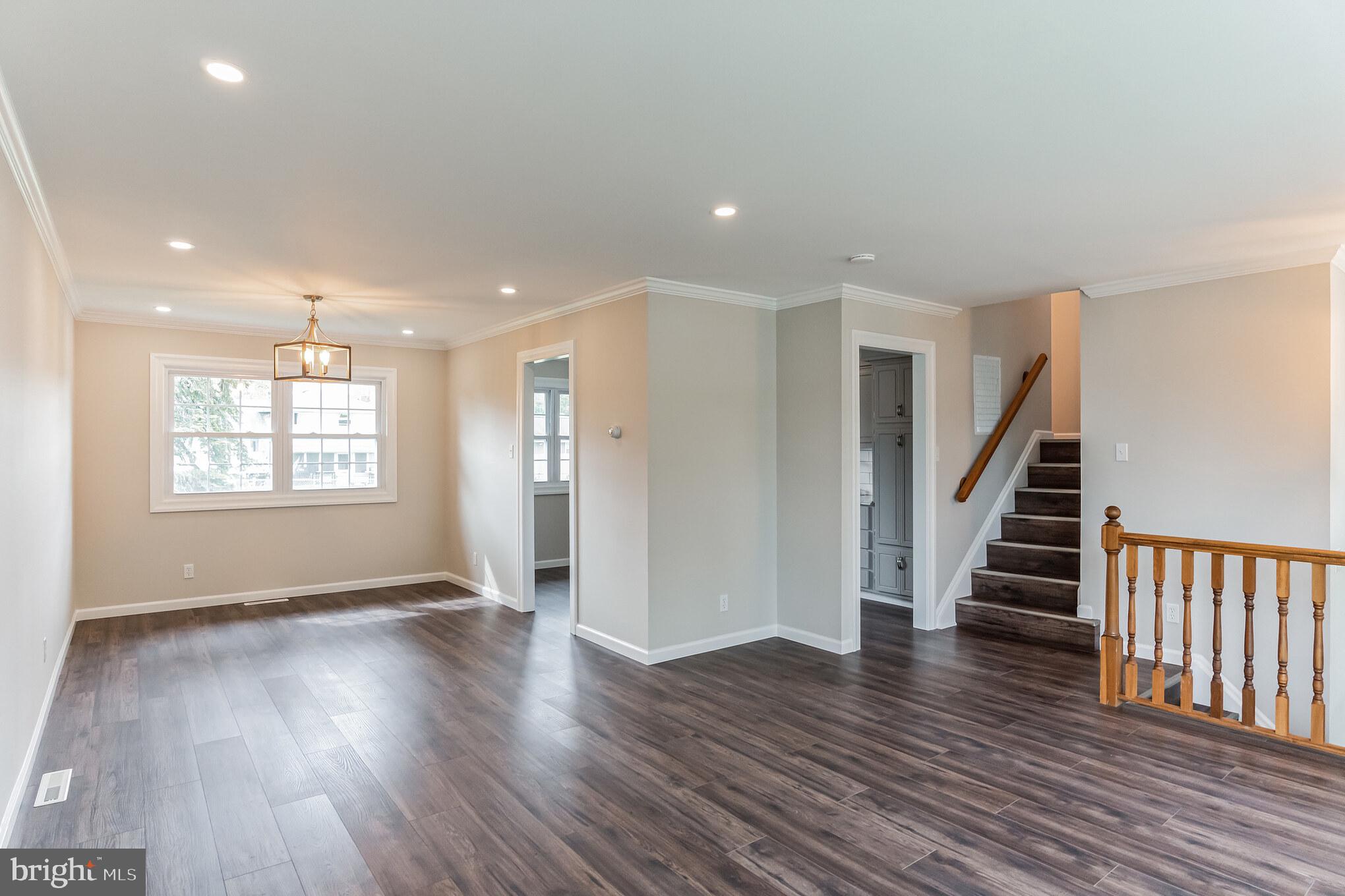 137 Hollyoke Road Somerdale, NJ 08083 - Photo 5 of 30 View of Dining Room with stairs to second floor