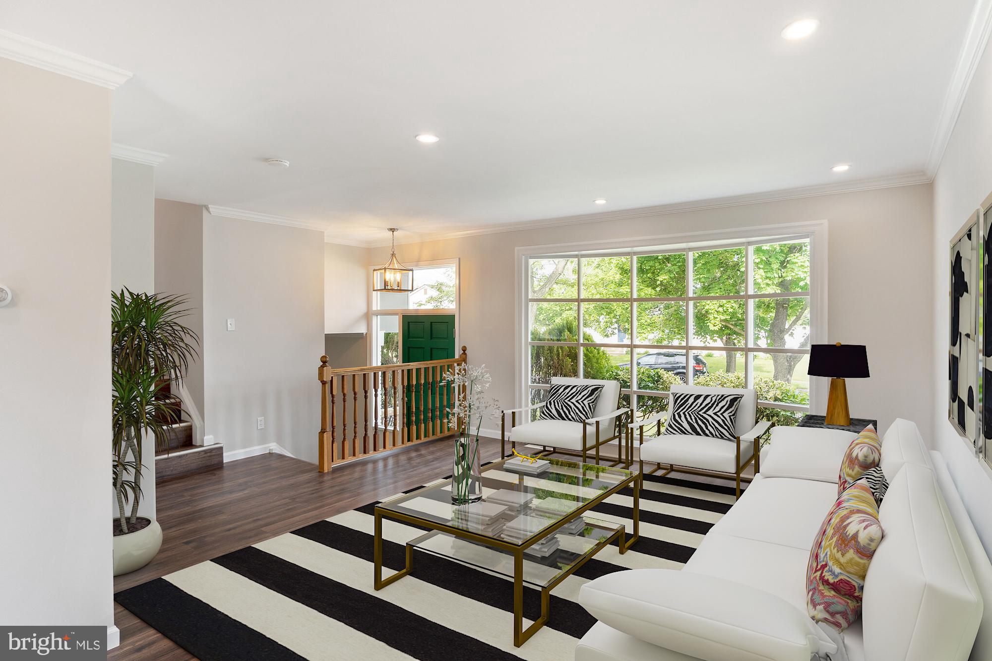 137 Hollyoke Road Somerdale, NJ 08083 - Photo 7 of 30 Virtual staging of the Living Room space