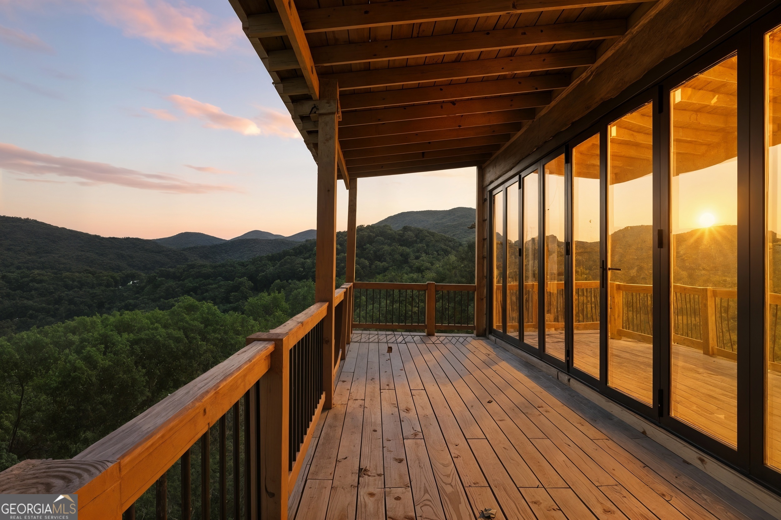 389 Fort Mountain Road Blairsville, GA 30512 - Photo 2 of 30 a view of balcony with couch