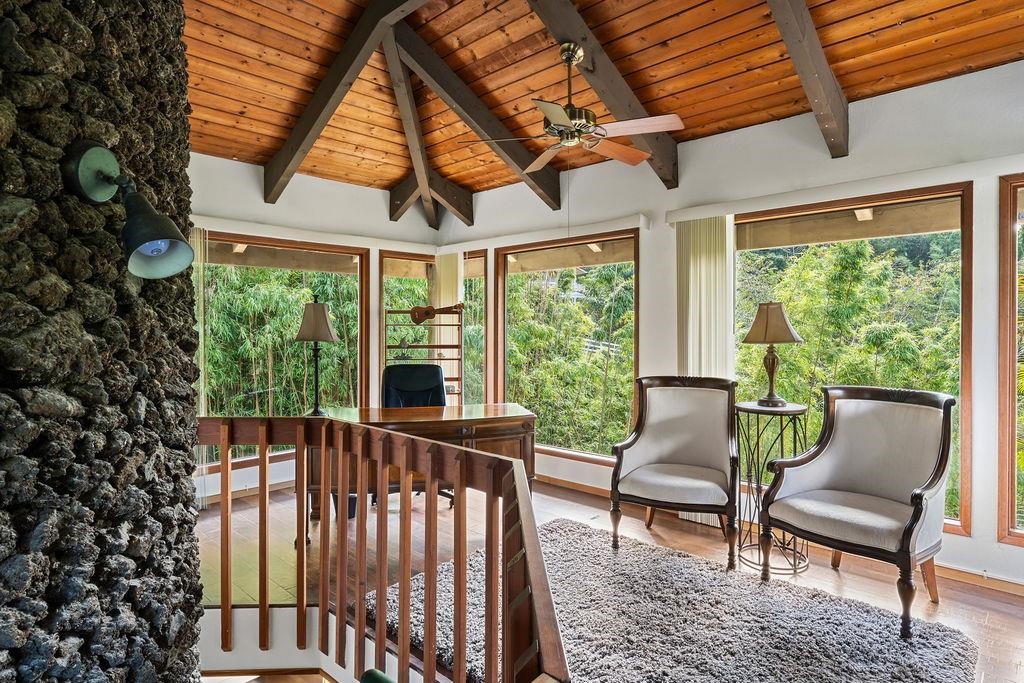 1444 West Kuiaha Road Haiku, HI 96708 - Photo 23 of 30 a view of a two chairs in the balcony