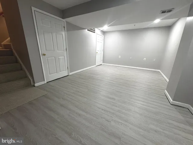 wooden floor in an empty room with wooden floor