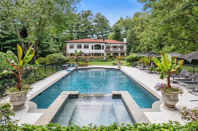 a view of a house with pool
