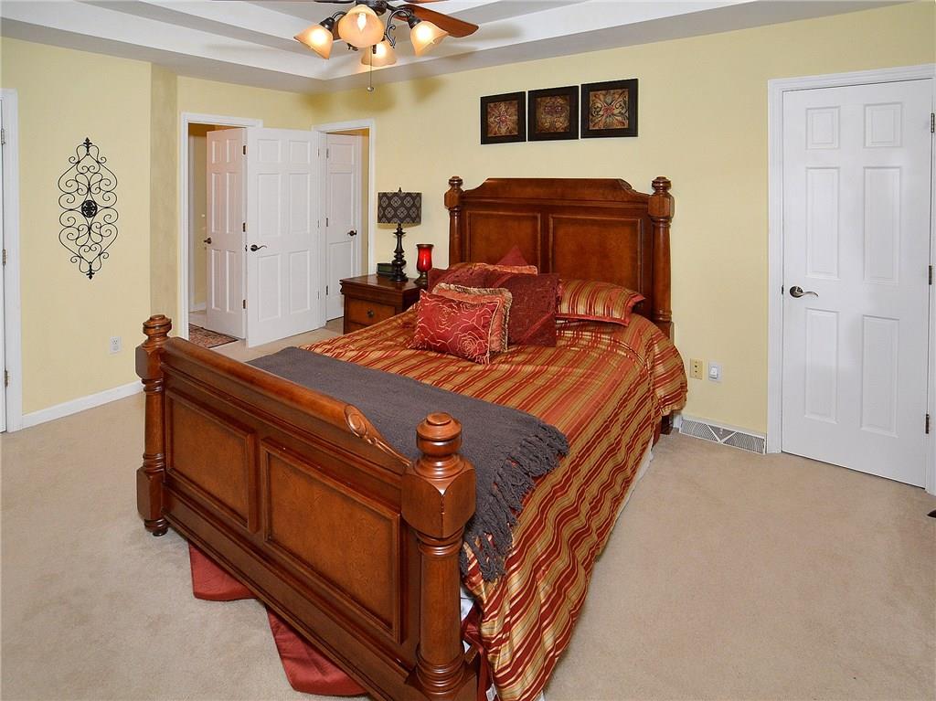 221 Meadow Spring Road Greensburg, PA 15601 - Photo 14 of 25 Master bedroom could easily house a king size bed and includes two large walk-in closets. His & Hers.