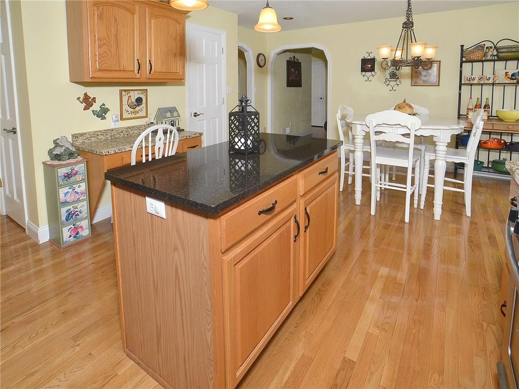 Enjoy the hardwood flooring throughout the main level of the home
