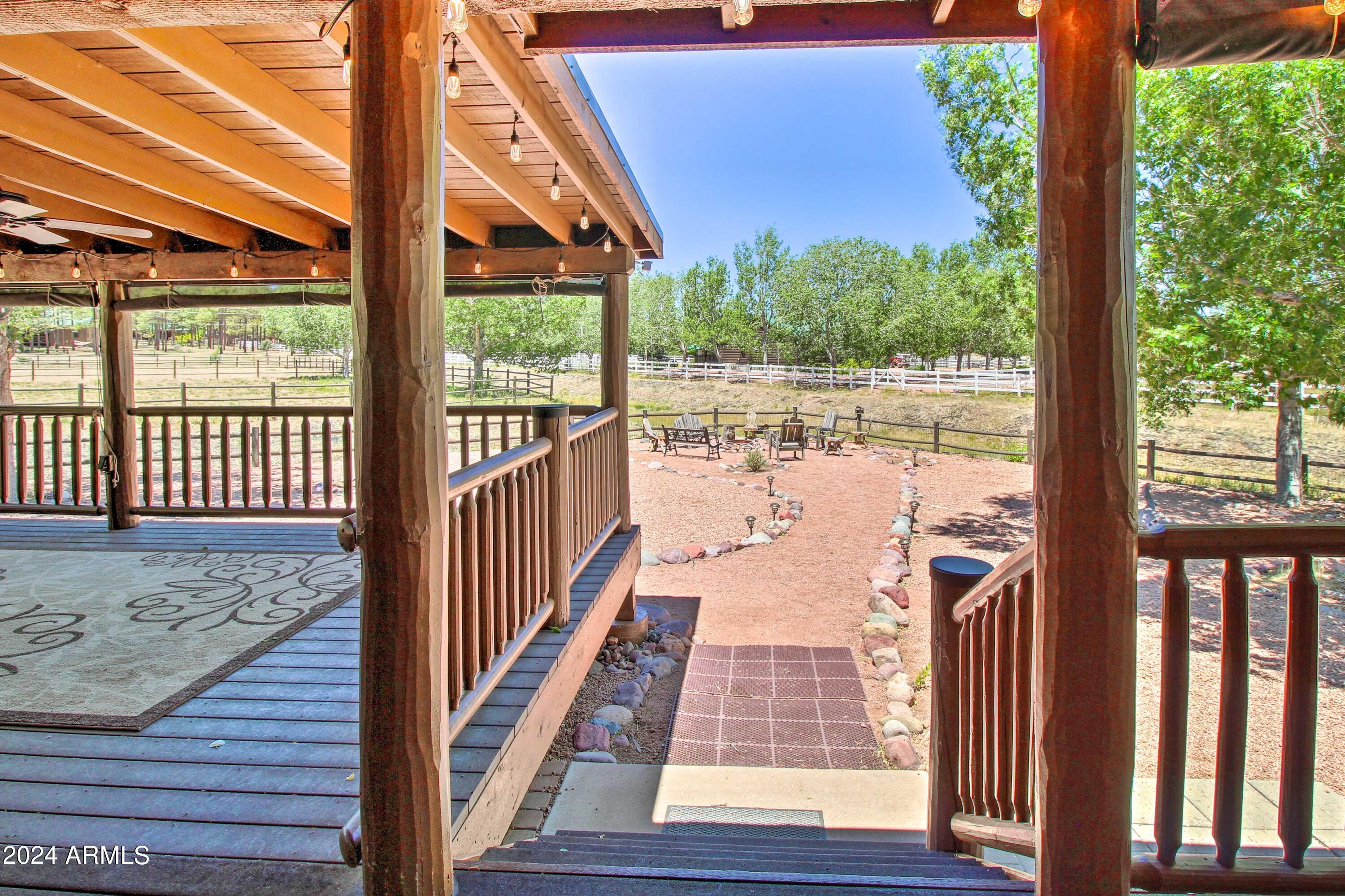 2320 Buffalo Loop Overgaard, AZ 85933 - Photo 31 of 54 STEPS TO BACK YARD