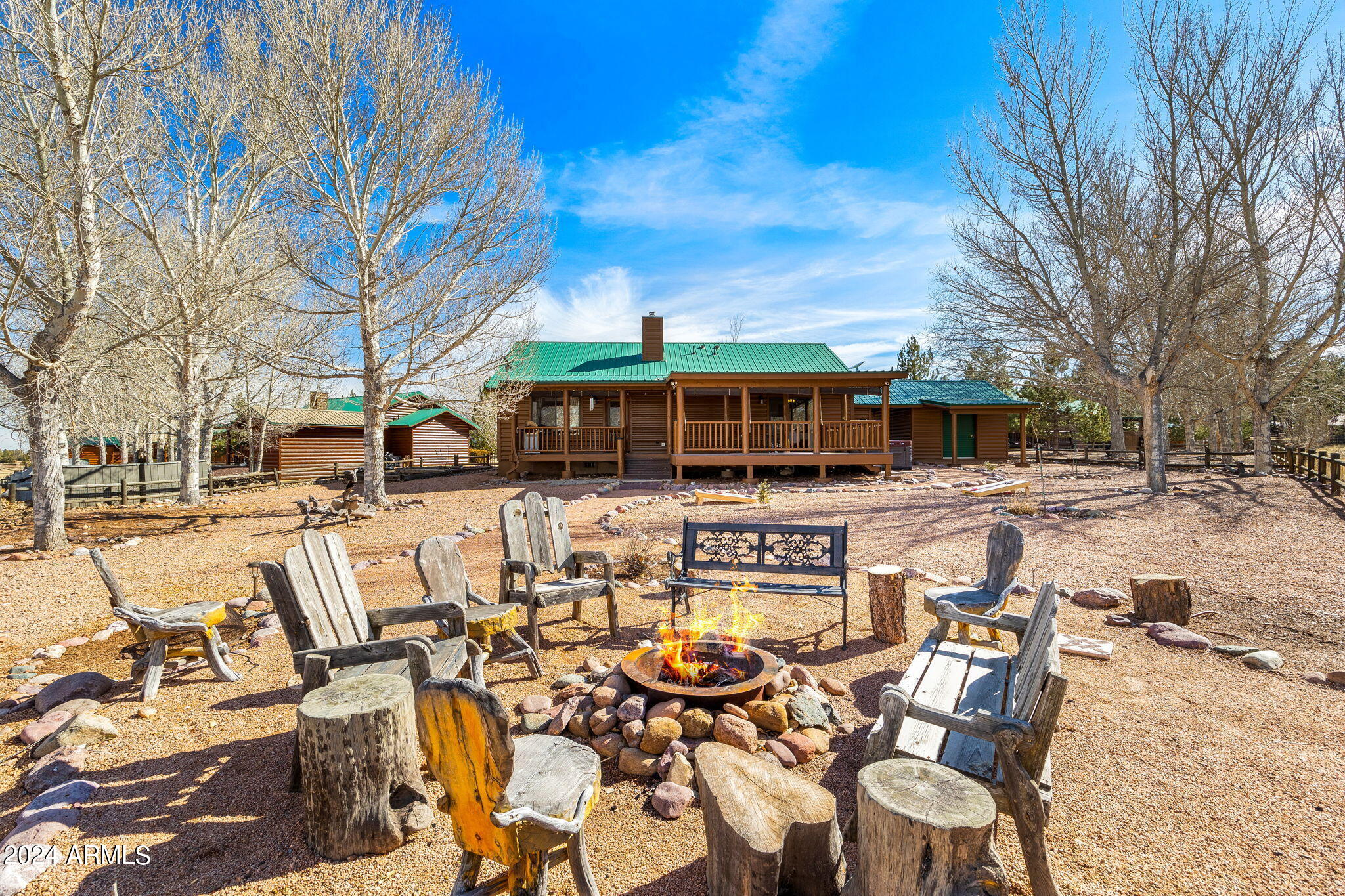 2320 Buffalo Loop Overgaard, AZ 85933 - Photo 47 of 54 FIRE PIT