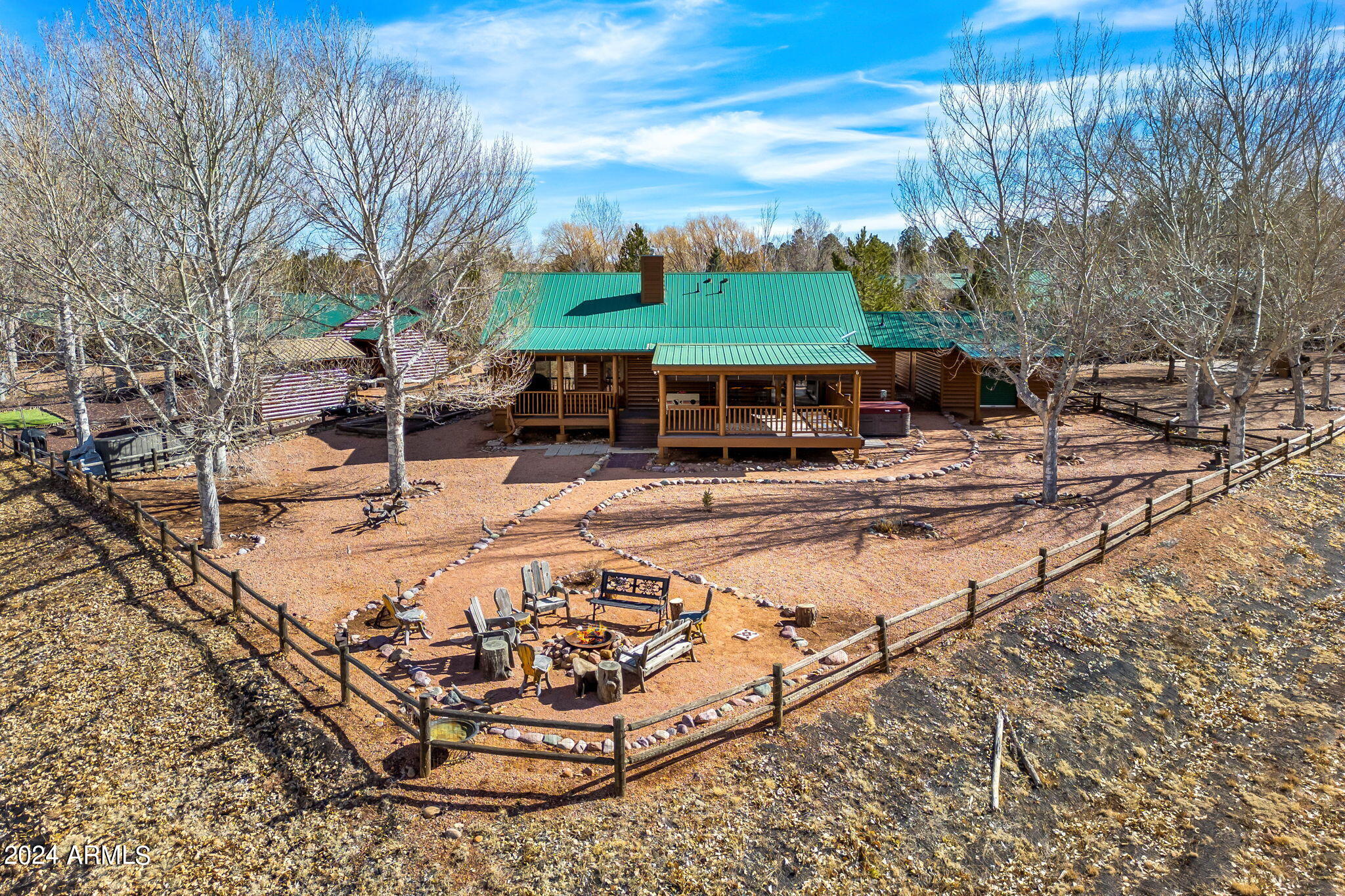 2320 Buffalo Loop Overgaard, AZ 85933 - Photo 5 of 54 BACK YARD VIEW