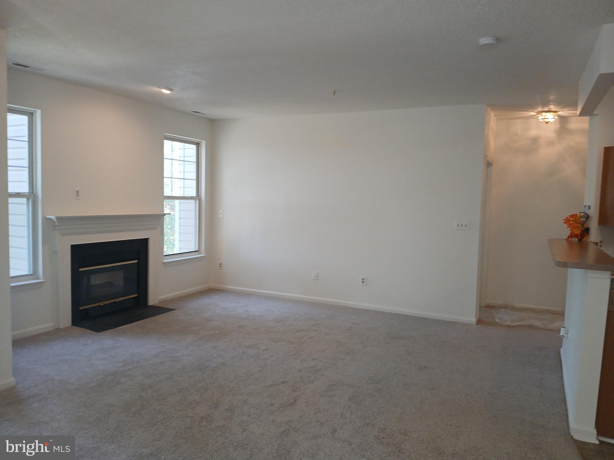 7201 Bogley Road, Unit 203 Windsor Mill, MD 21244 - Photo 7 of 21 a view of empty room with a fireplace