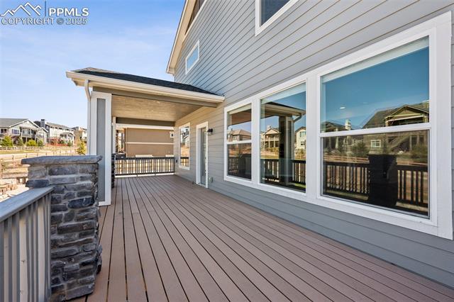 1960 Ruffino Drive Colorado Springs, CO 80921 - Photo 8 of 44 Spacious, partially covered back deck.