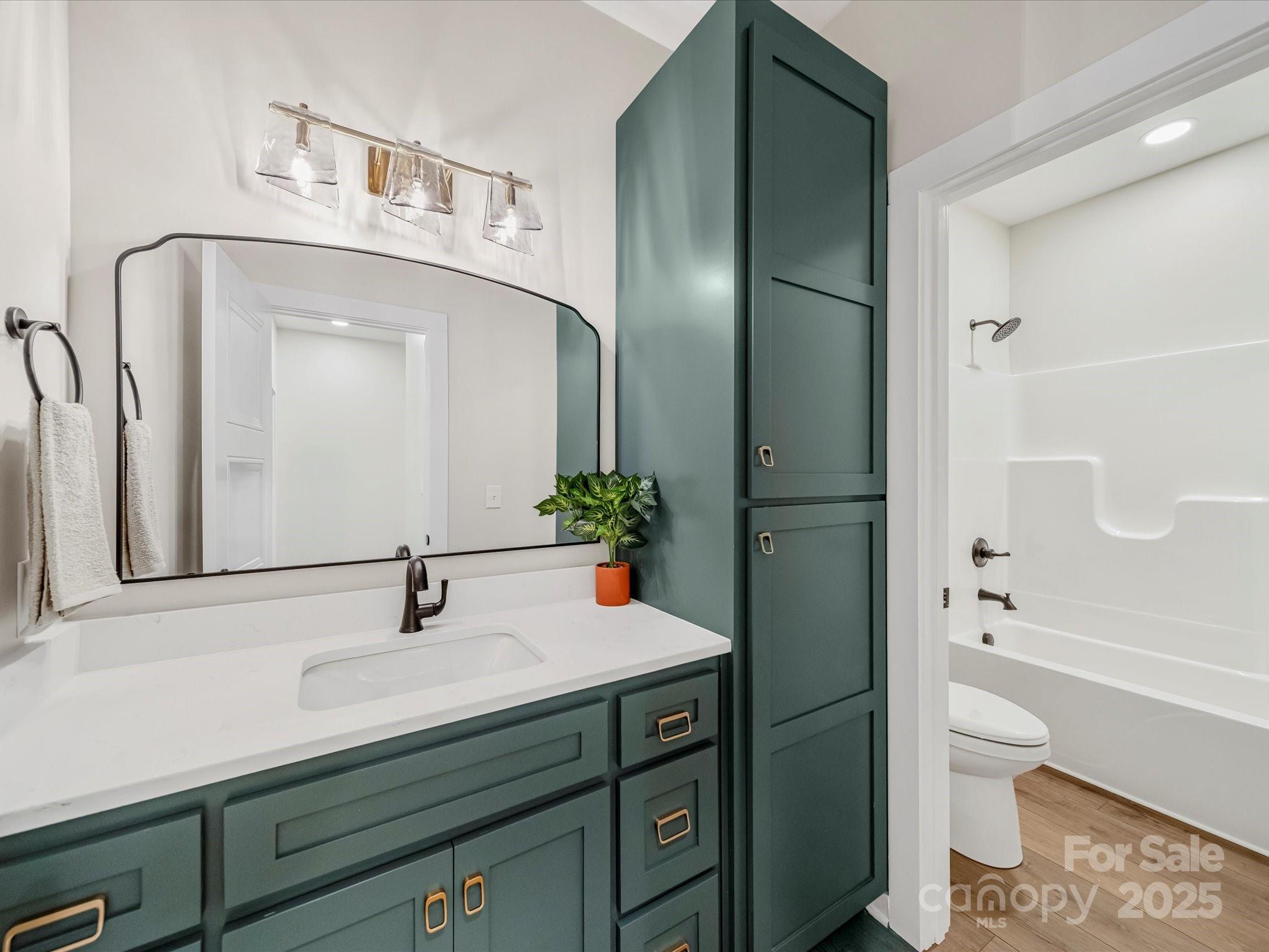 110 Rupard Road Statesville, NC 28625 - Photo 25 of 45 a bathroom with a sink a toilet and shower