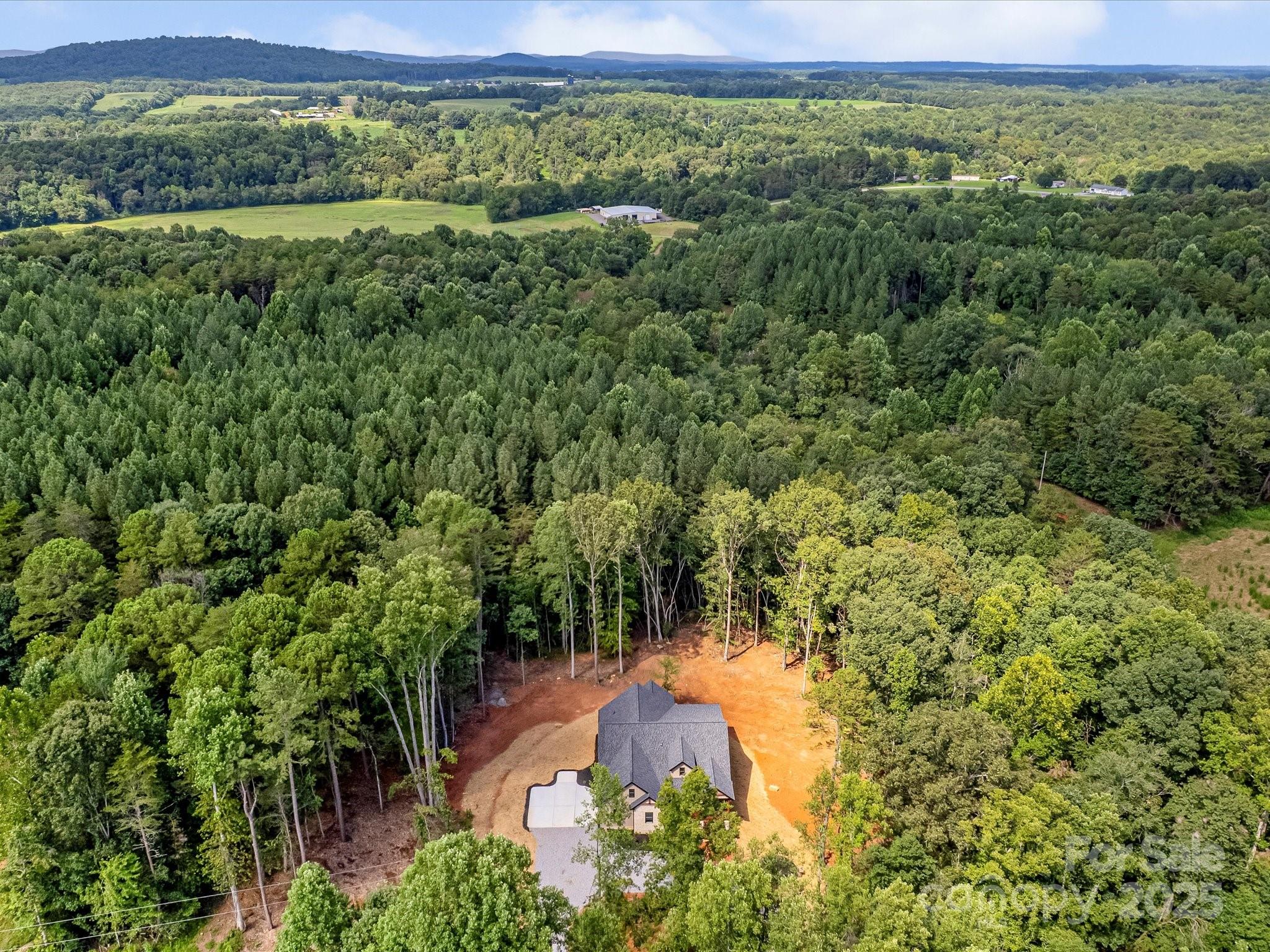 110 Rupard Road Statesville, NC 28625 - Photo 6 of 45 a view of a lush green forest with a house