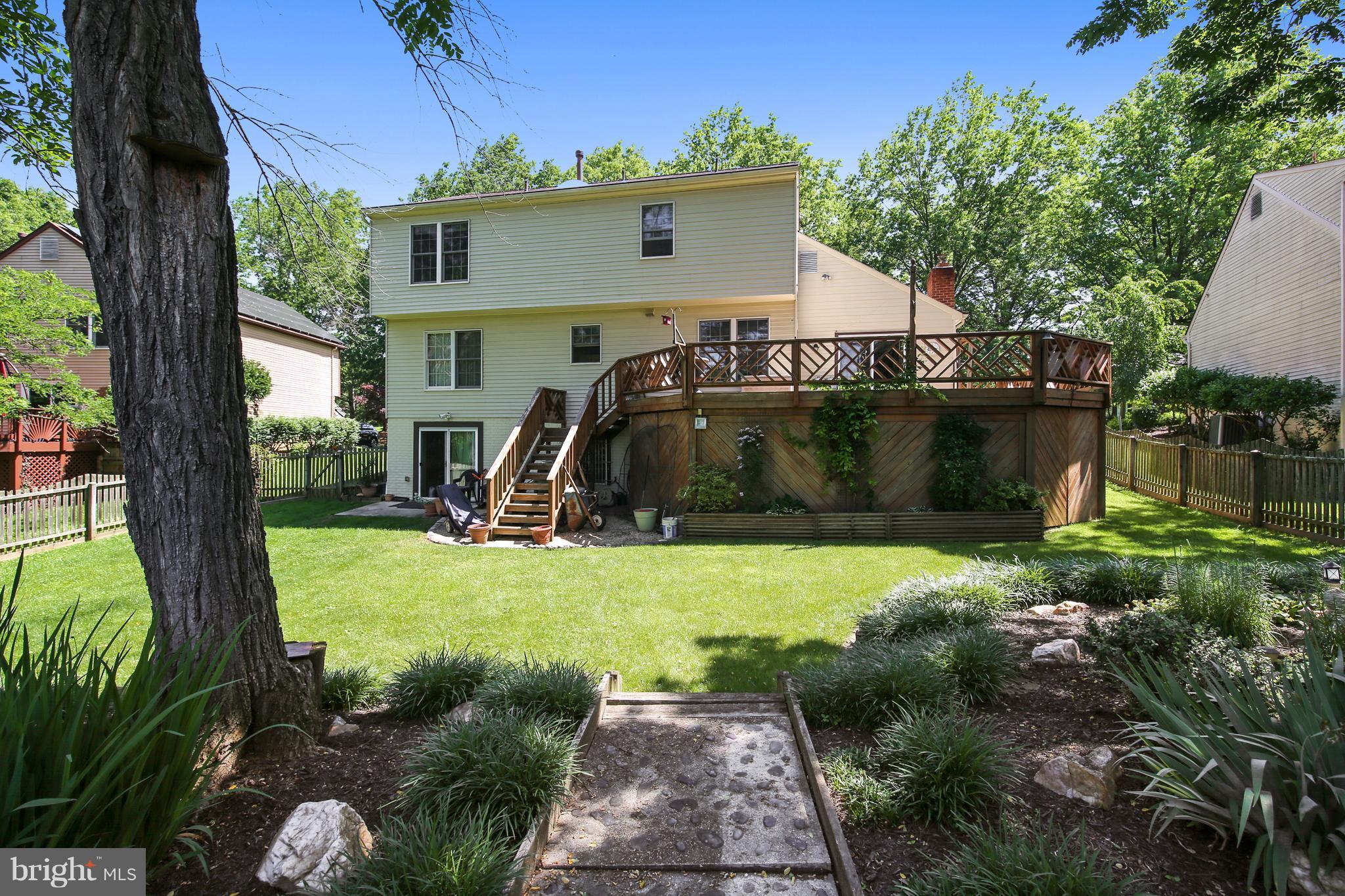 14532 Pebblestone Drive Silver Spring, MD 20905 - Photo 28 of 30 Large Backyard and Deck