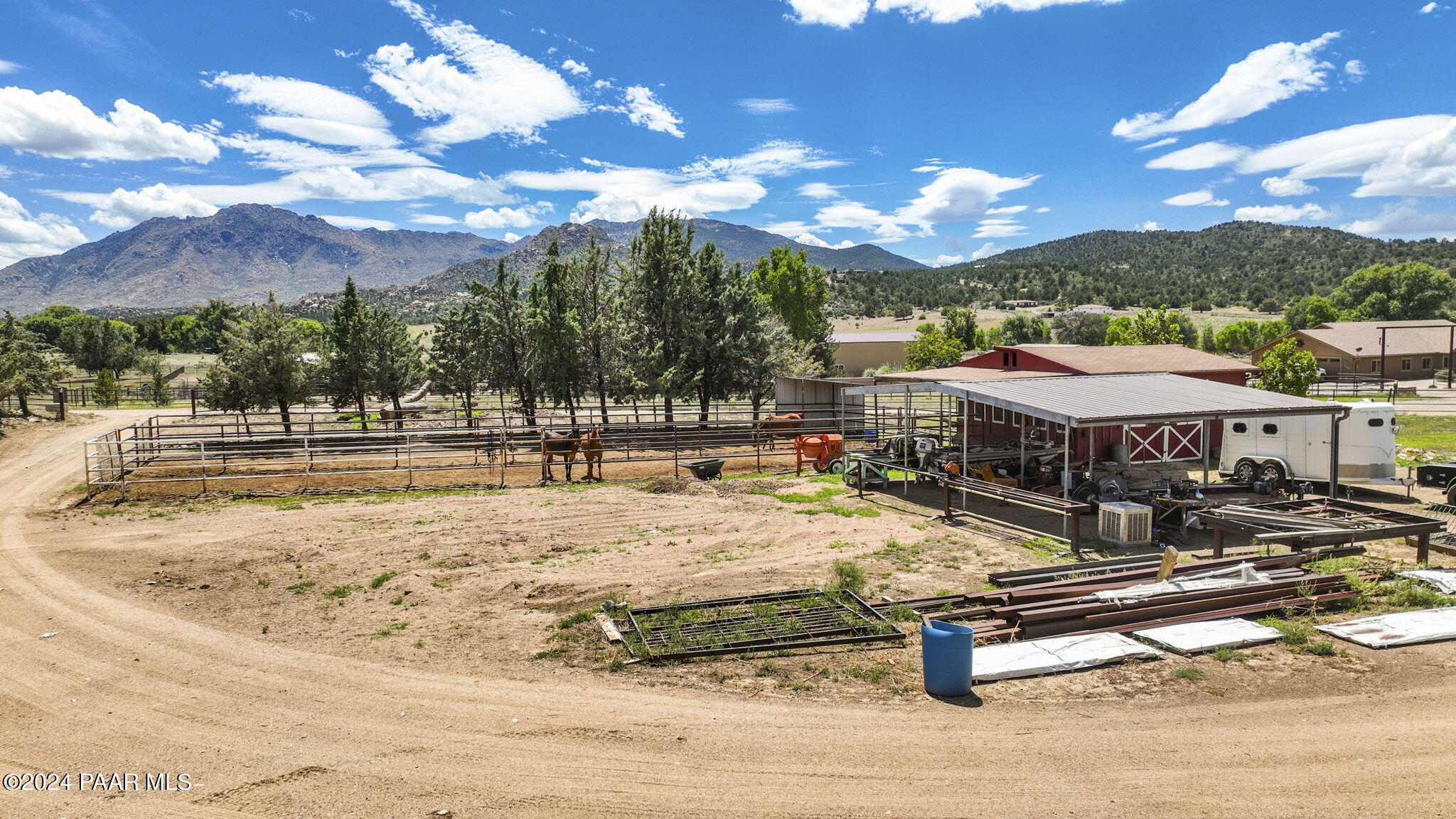 11211 North October Road Prescott, AZ 86305 - Photo 44 of 67 44-Stalls and Barn