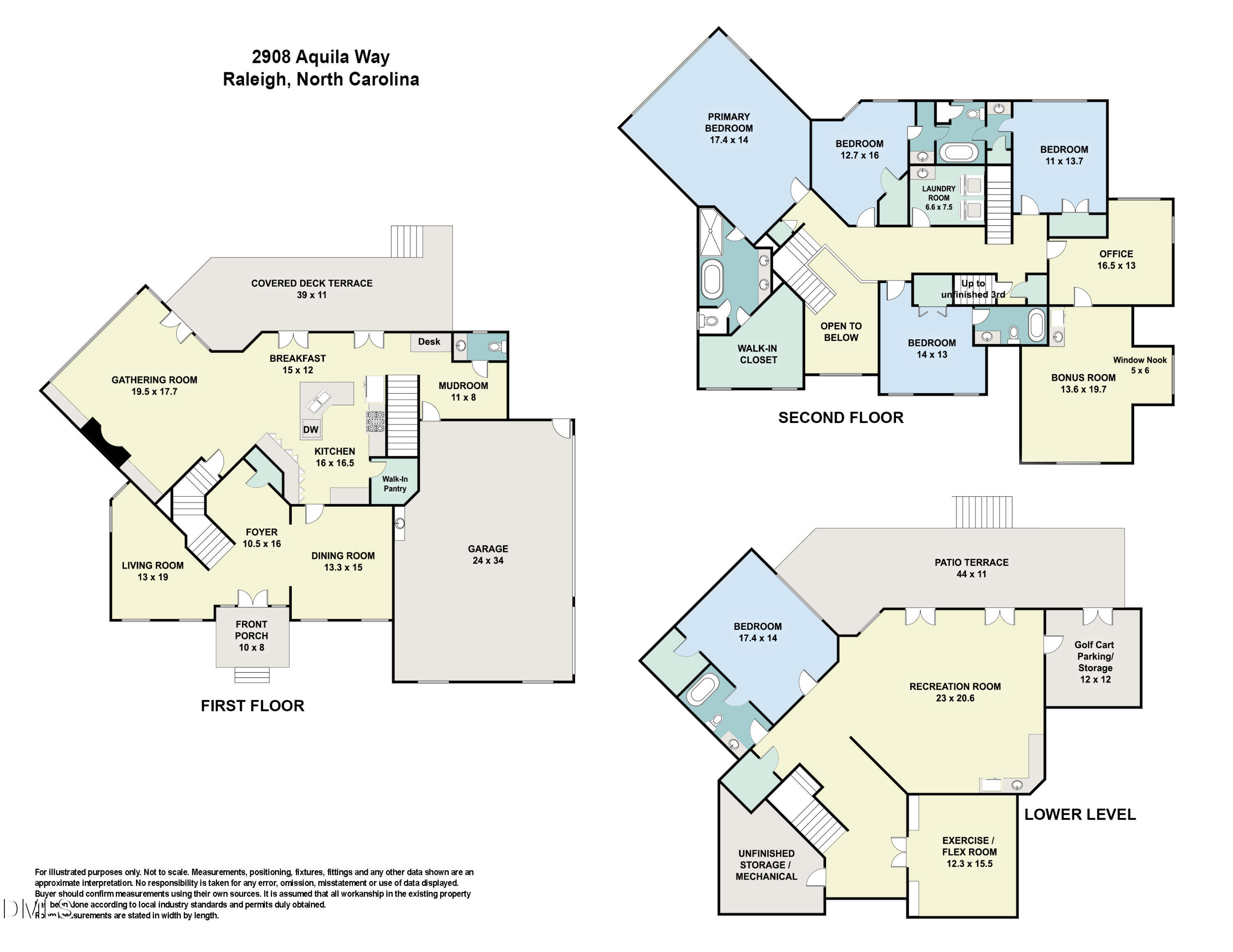 2908 Aquila Way Raleigh, NC 27614 - Photo 57 of 57 2908_AquilaWay_floorplan