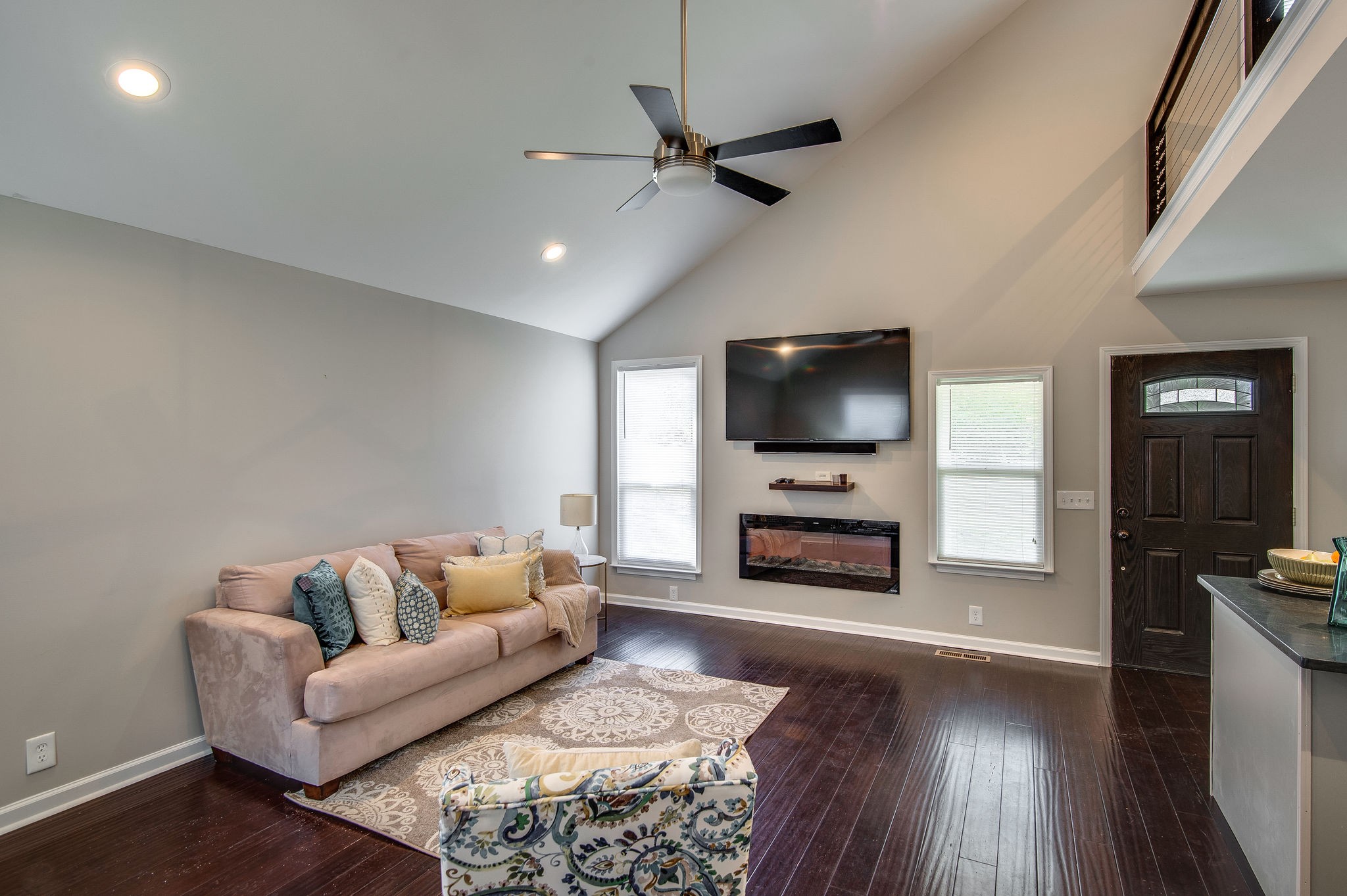 207 Turtle Neck Road Fairview, TN 37062 - Photo 8 of 30 a living room with furniture and a flat screen tv