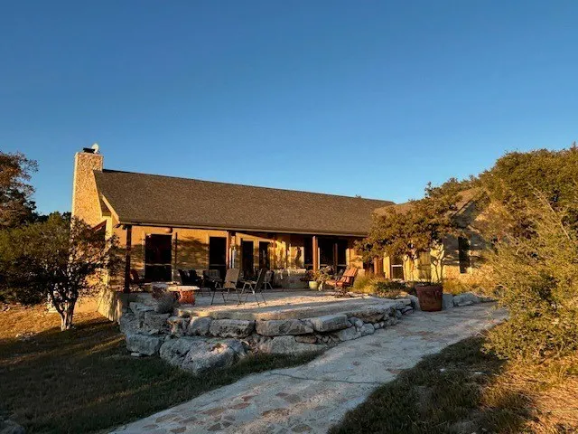 a view of a yard with an outdoor space