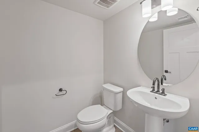 a view of a street with wooden stairs
