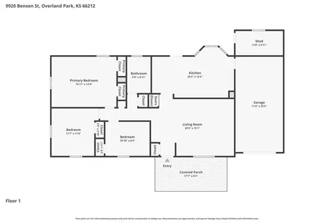 $329,000 | 9920 Benson Drive, Overland Park, KS 66212