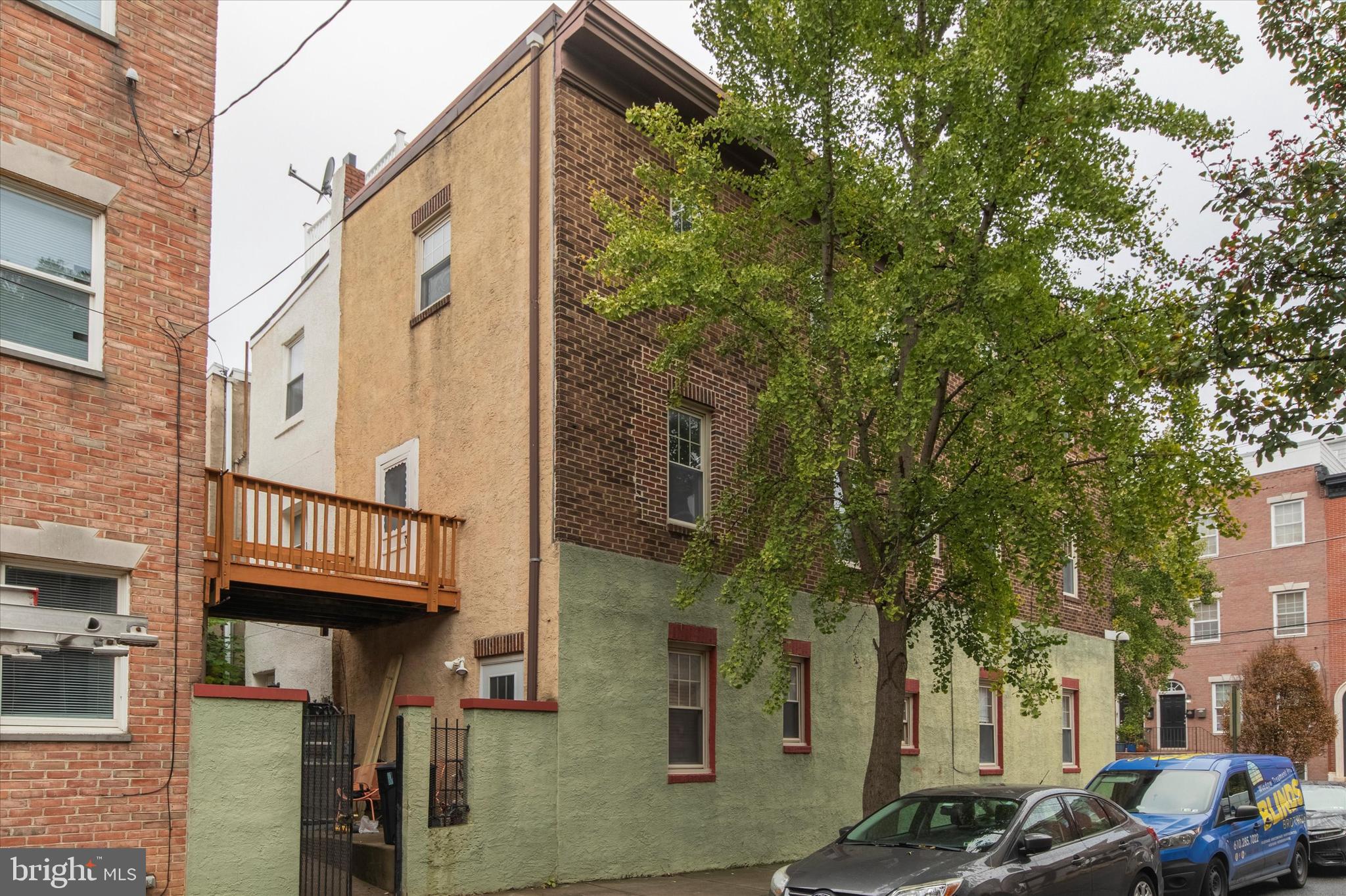 1918 Poplar Street, Unit 2 Philadelphia, PA 19130 - Photo 3 of 18 Back Street View, Deck is with Unit 2