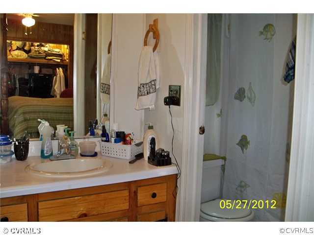 291 Mountain Hall Road Crewe, VA 23930 - Photo 7 of 12 a bathroom with a sink and a mirror