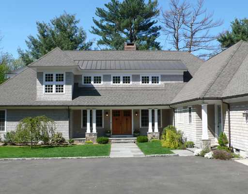 69 St Nicholas Road Darien, CT 06820 - Photo 1 of 20 front view of a house with a yard