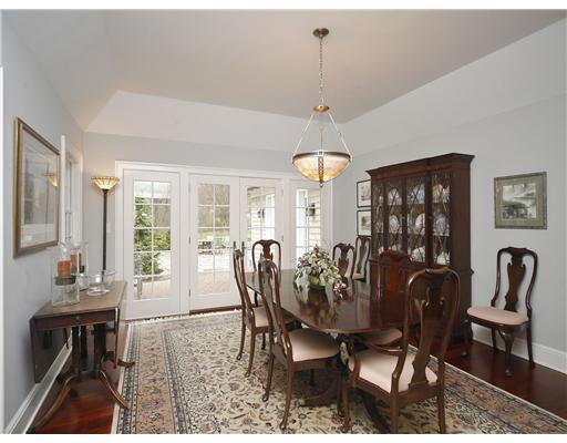 69 St Nicholas Road Darien, CT 06820 - Photo 5 of 20 a view of a dining room with furniture window and outside view