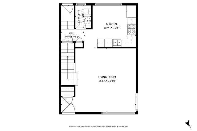 a picture of a bench in front of a wall