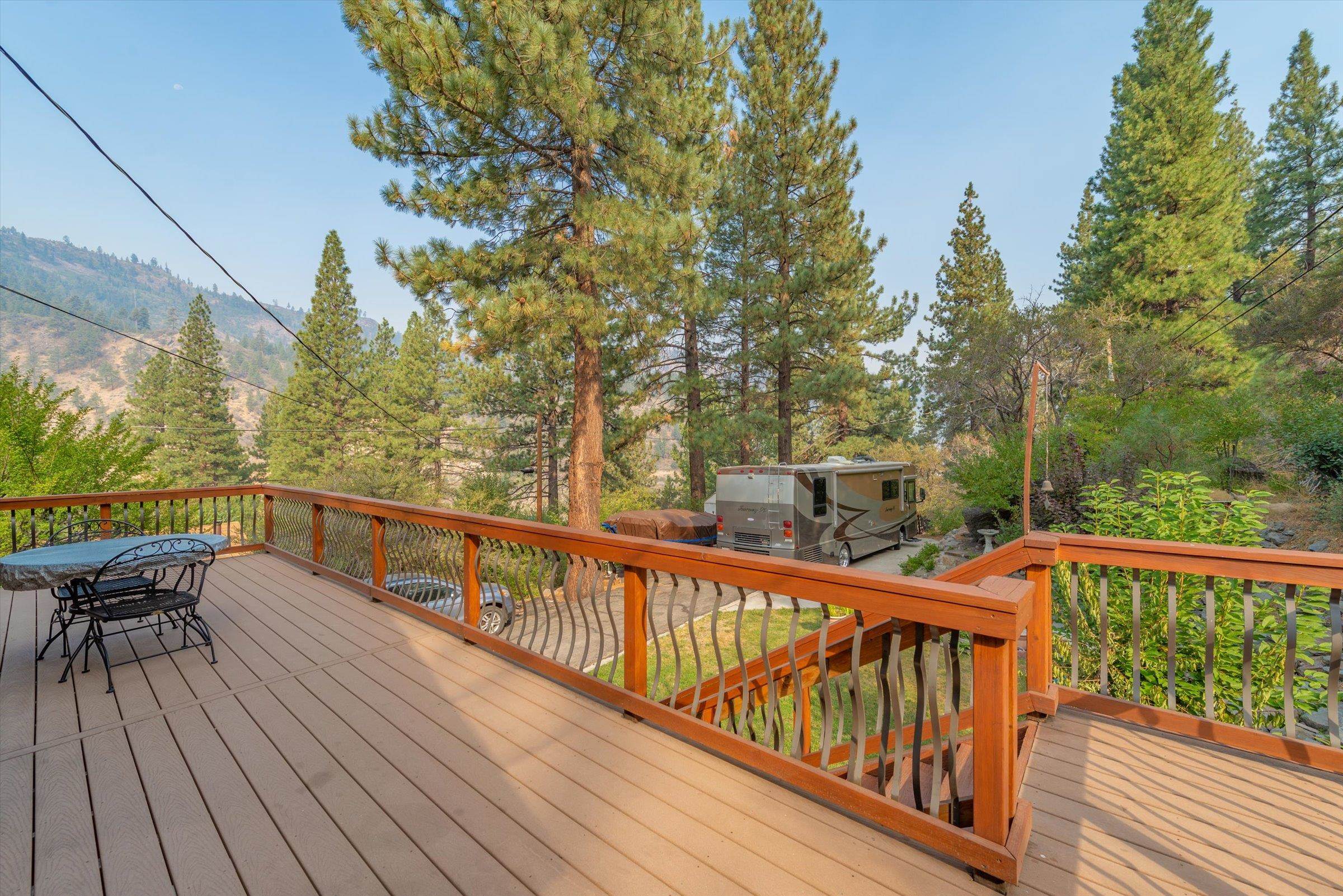 10341 Pine Way Floriston, CA 96111 - Photo 11 of 21 a view of balcony with furniture